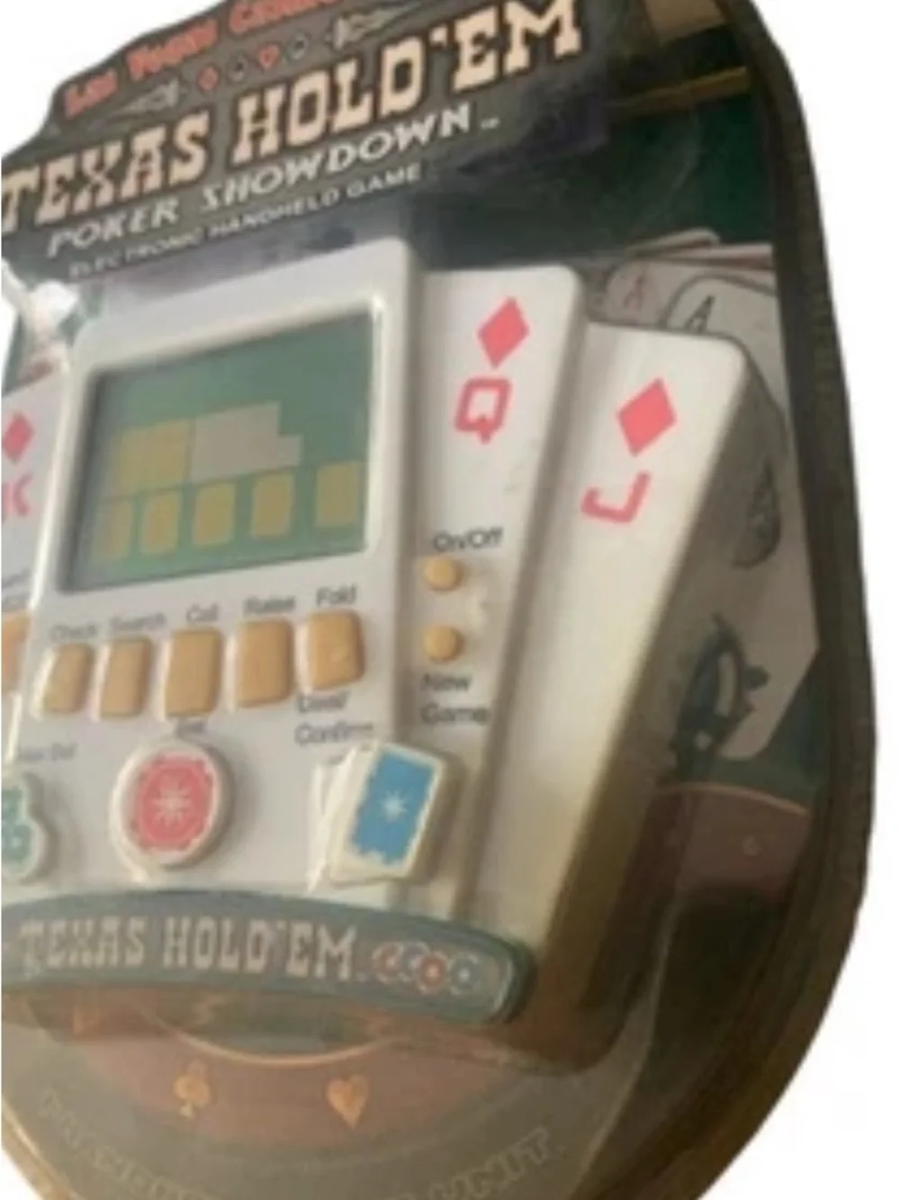 NEW Vintage MGA Entertainment Texas Hold’em Las Vegas Casino Handheld Game